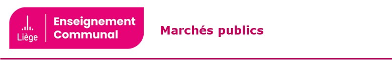 Enseignement Communal Li&eacute;geois - March&eacute;s publics